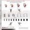Service Caster 3.5 Inch 316SS Red Polyurethane Swivel 1-1/4 Inch Expanding Stem Caster Set SCC-SS316EX20S3514-PPUB-RED-114-4 - alternate 3